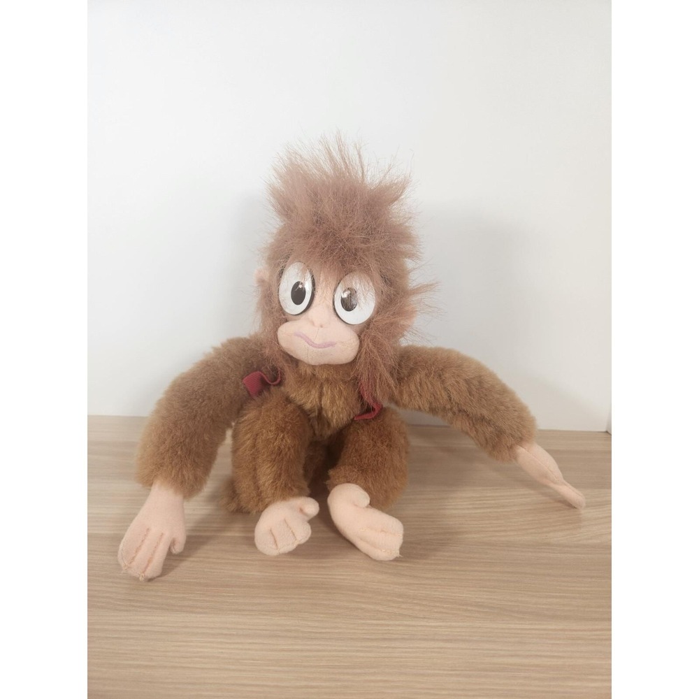 Disney Aladdin Abu Plush Monkey Stuffed Animal Arco Toys Mattel 10" Vtg 90s EUC